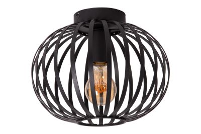 Lucide MANUELA - Flush ceiling light - Ø 25 cm - 1xE27 - Black